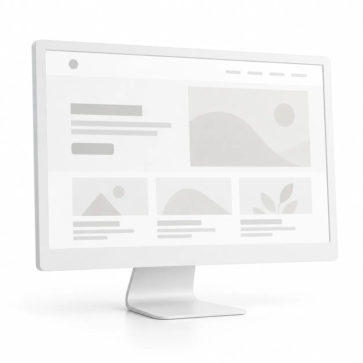 Desktop website example