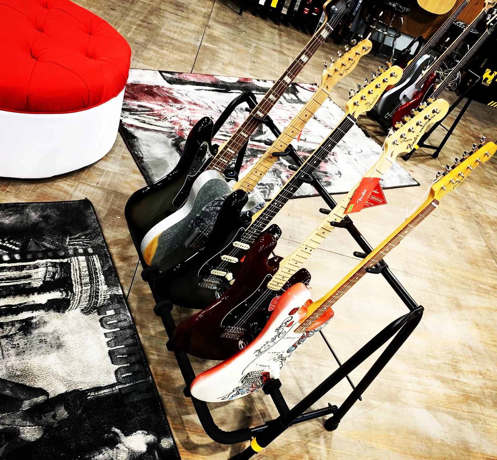 Product photograph: Electric Guitars.JPG